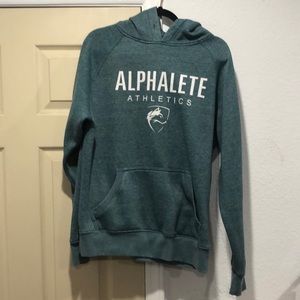 Size Large Alphalete Hoodie. Snug Fit.